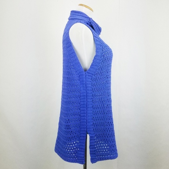 Free People Purple Northern Lights Knit Vest - Picture 3 of 7